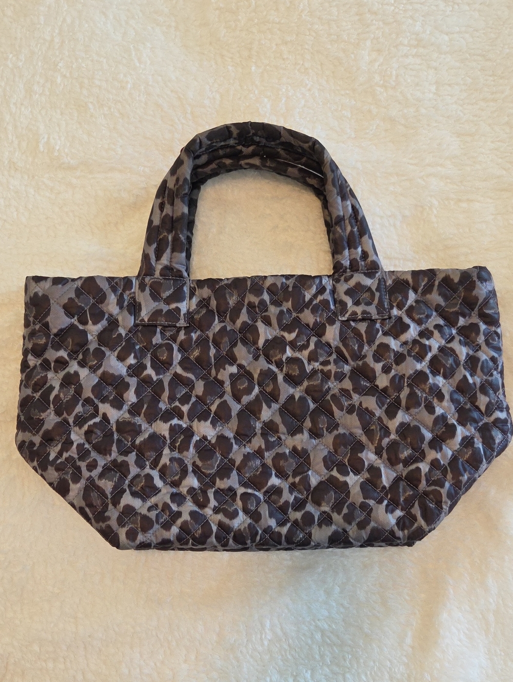 MZ Wallace Medium Metro Tote In Gray Leopard - Picture 4 of 8